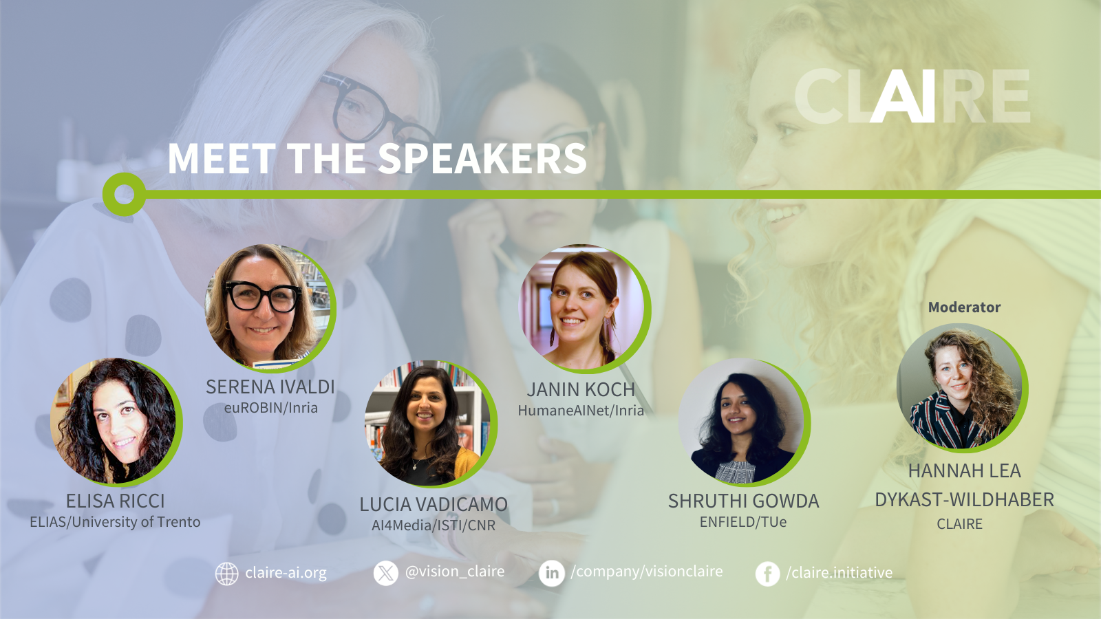 Meet the speakers WomeninAI
