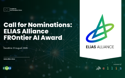 Call for Nominations: ELIAS Alliance FROntier AI Award